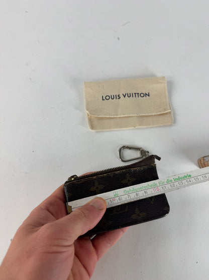 Vintage Louis Vuitton Le Dauphine Leather Card Holder Brown