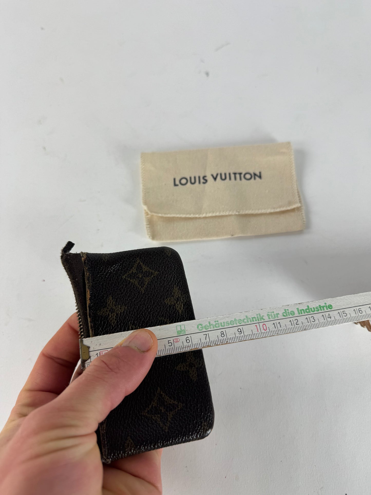 Vintage Louis Vuitton Le Dauphine Leather Card Holder Brown