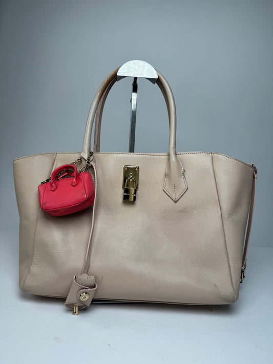 Vintage Samantha Thavas Leather Handbag Pink