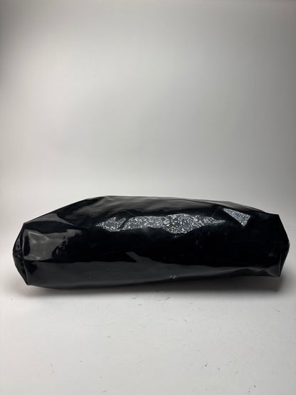 Vintage Celine Paris Patent Leather Ring Bag Black