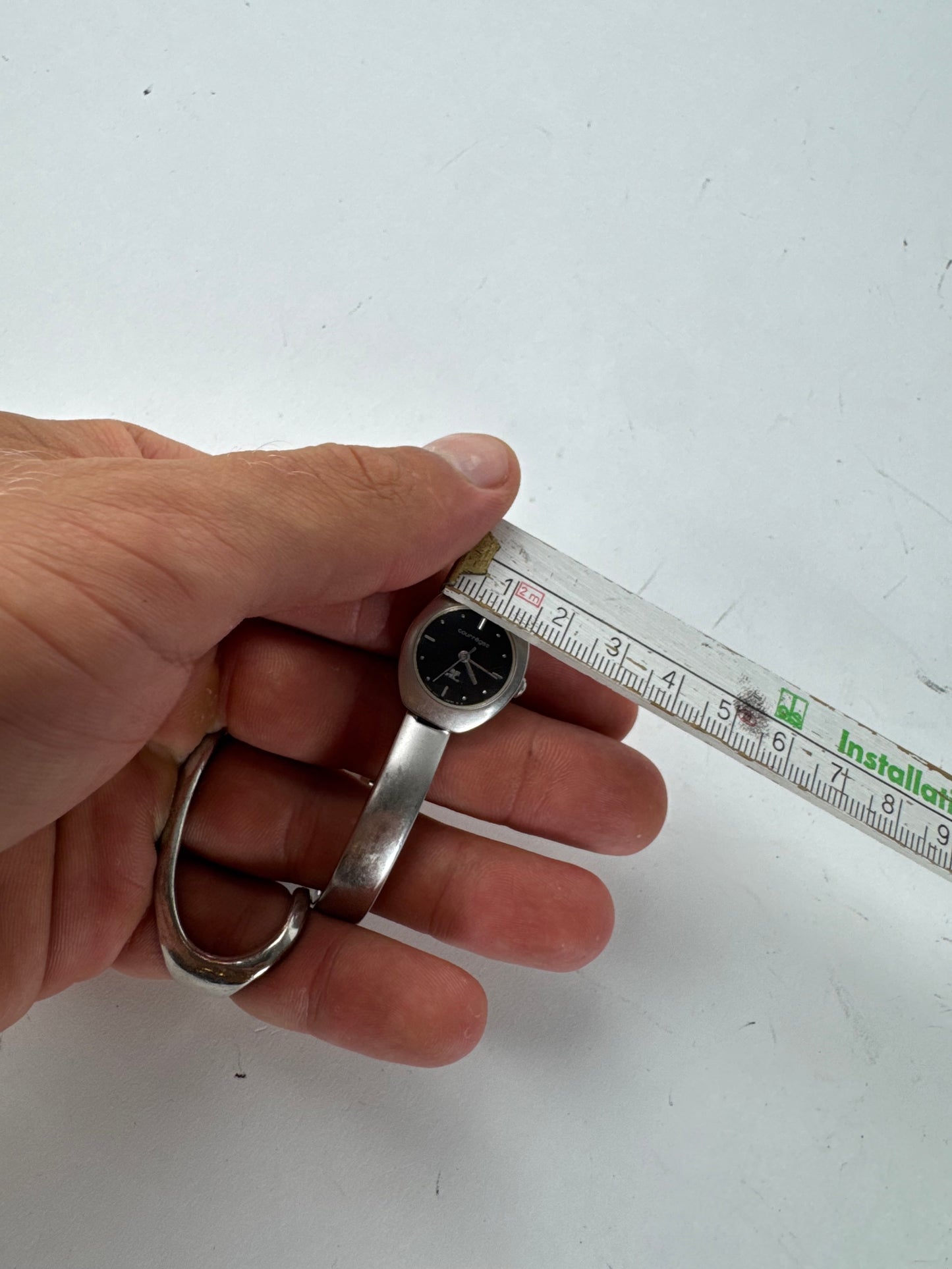 Montre Courrèges Vintage Acier Argent