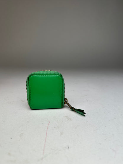 Vintage Comme des Garçons Coin Purse Leather Green