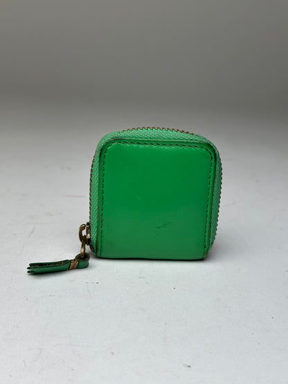 Vintage Comme des Garçons Coin Purse Leather Green