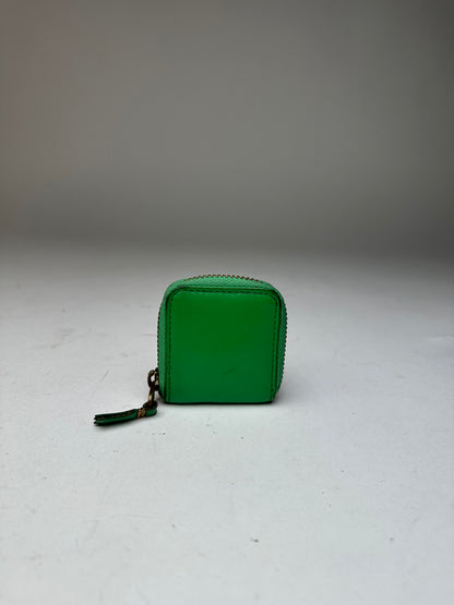Vintage Comme des Garçons Coin Purse Leather Green