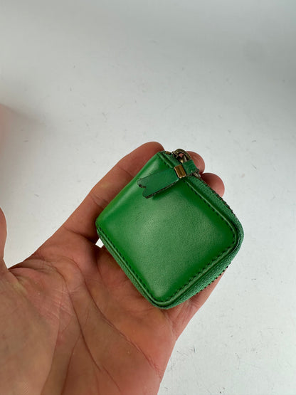 Vintage Comme des Garçons Coin Purse Leather Green
