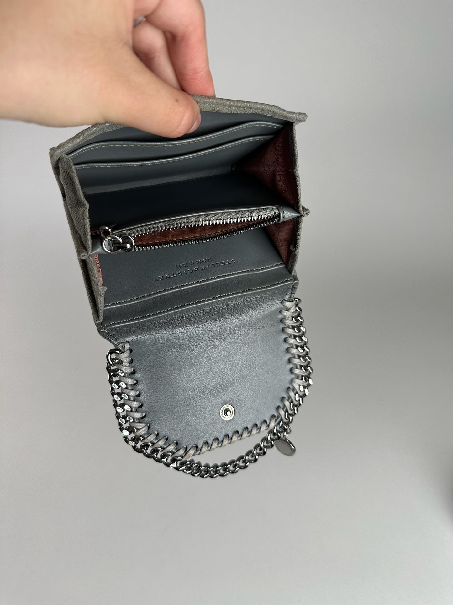 Vintage Stella MC Cartney Vegan Leather wallet gray