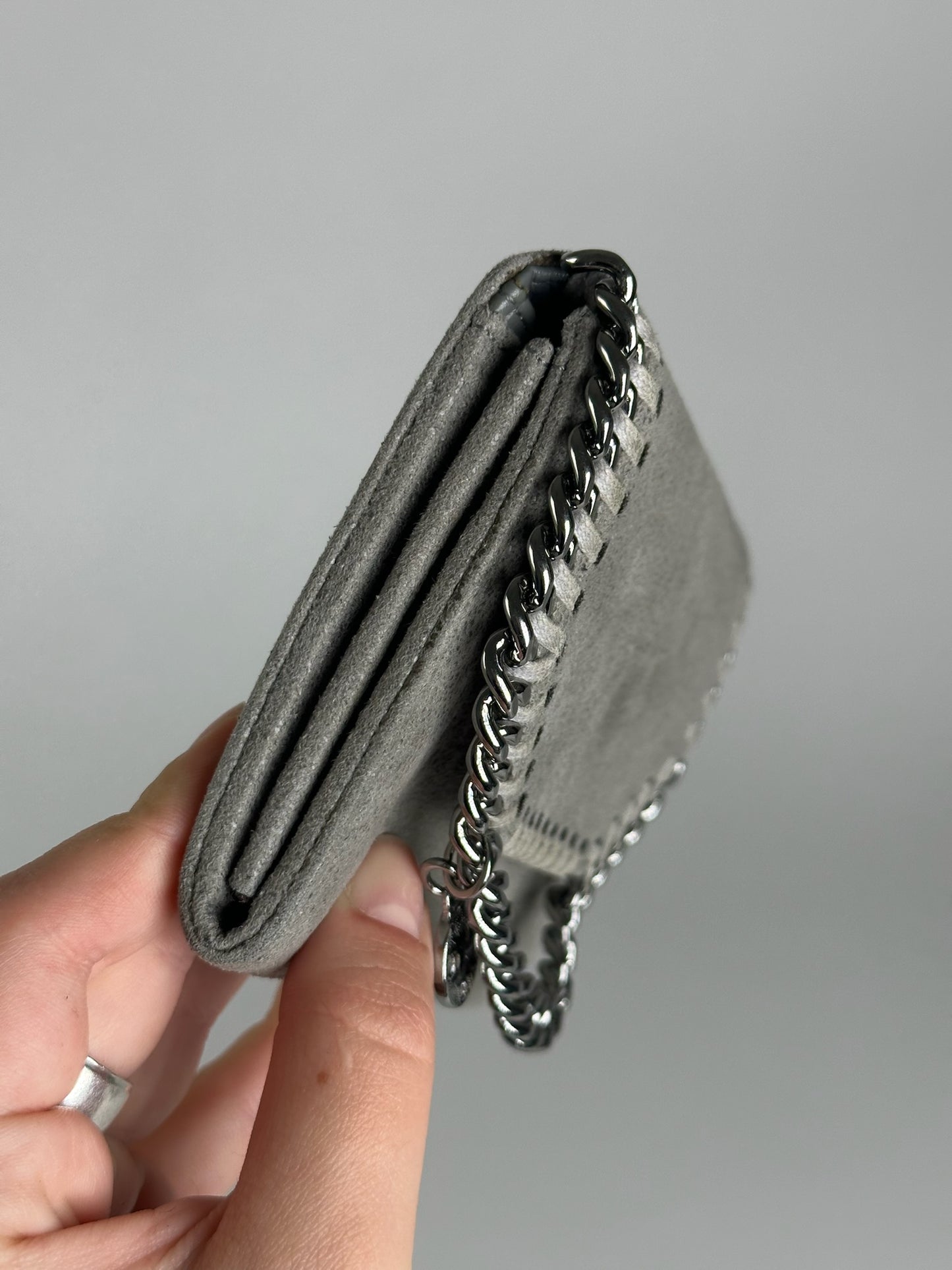 Vintage Stella MC Cartney Vegan Leather wallet gray