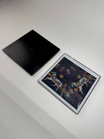 Vintage Celine Silk Scarf Navy new