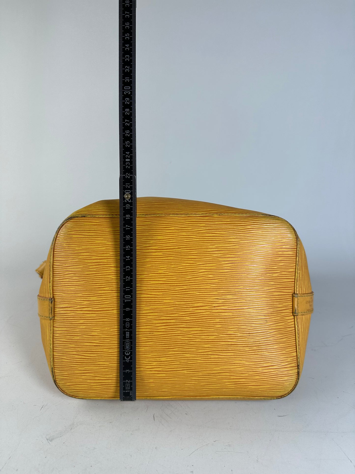 Vintage Louis Vuitton Epi Leather Bucket Bag Golden Yellow