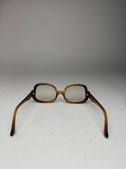 Vintage Dior Retro Sunglasses Yellow black
