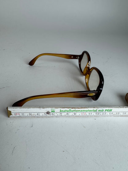 Vintage Dior Retro Sunglasses Yellow black