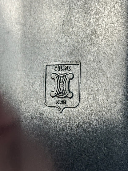 Vintage Celine Paris Leather ID holder black