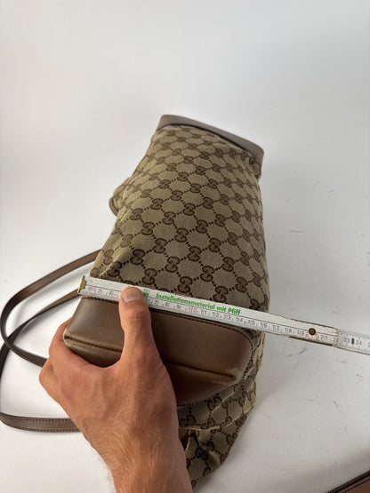 Vintage Gucci Monogramm Shopper Bag Brown beige