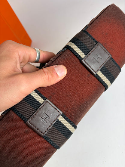 Vintage Hermès Troca Canvas Tote Late 1990s Brown