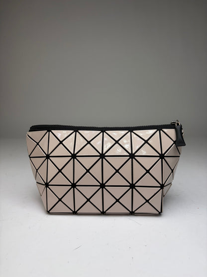 Vintage Issey Miyake Bao Bao Vinyl Cosmetic Pouch Light Pink Black