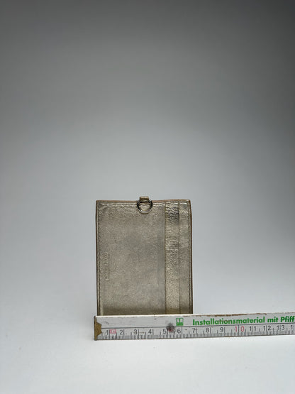 Vintage Miu miu leather card holder silver