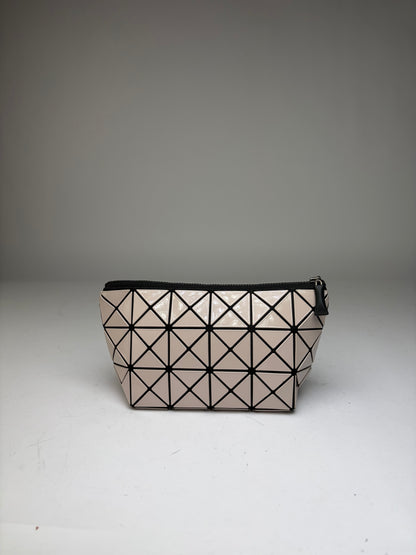 Vintage Issey Miyake Bao Bao Vinyl Cosmetic Pouch Light Pink Black