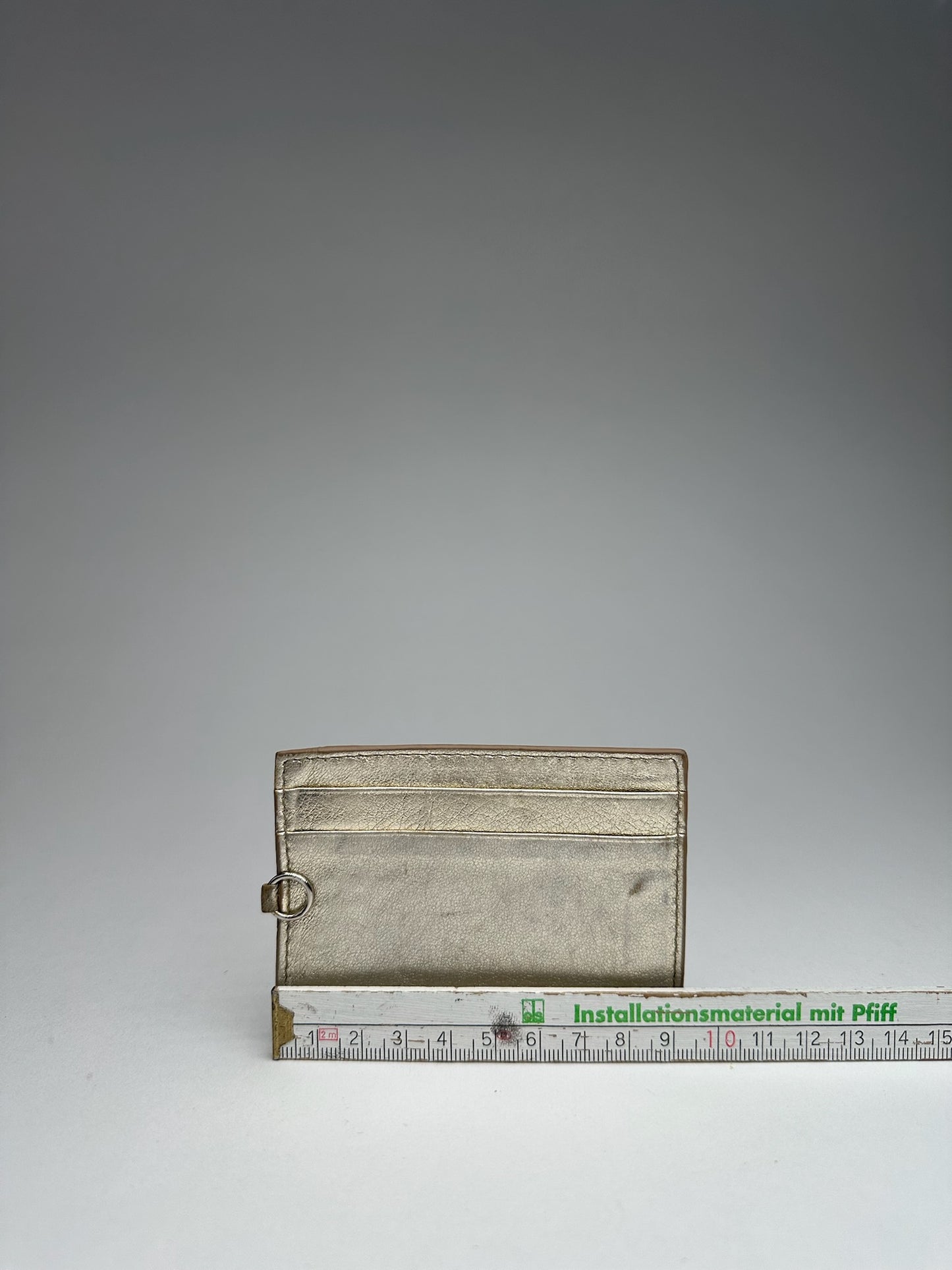 Vintage Miu miu leather card holder silver