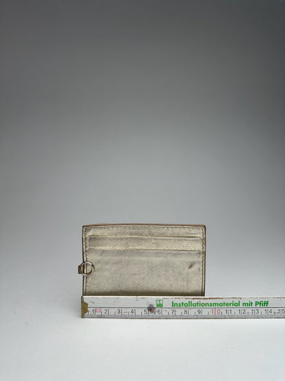 Vintage Miu miu leather card holder silver