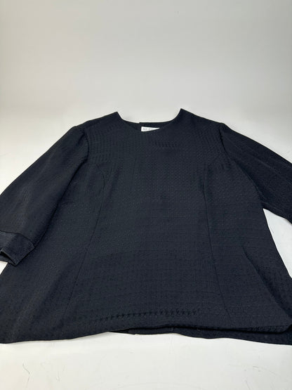 Vintage Givenchy Tailored Two Piece Suit Black L
