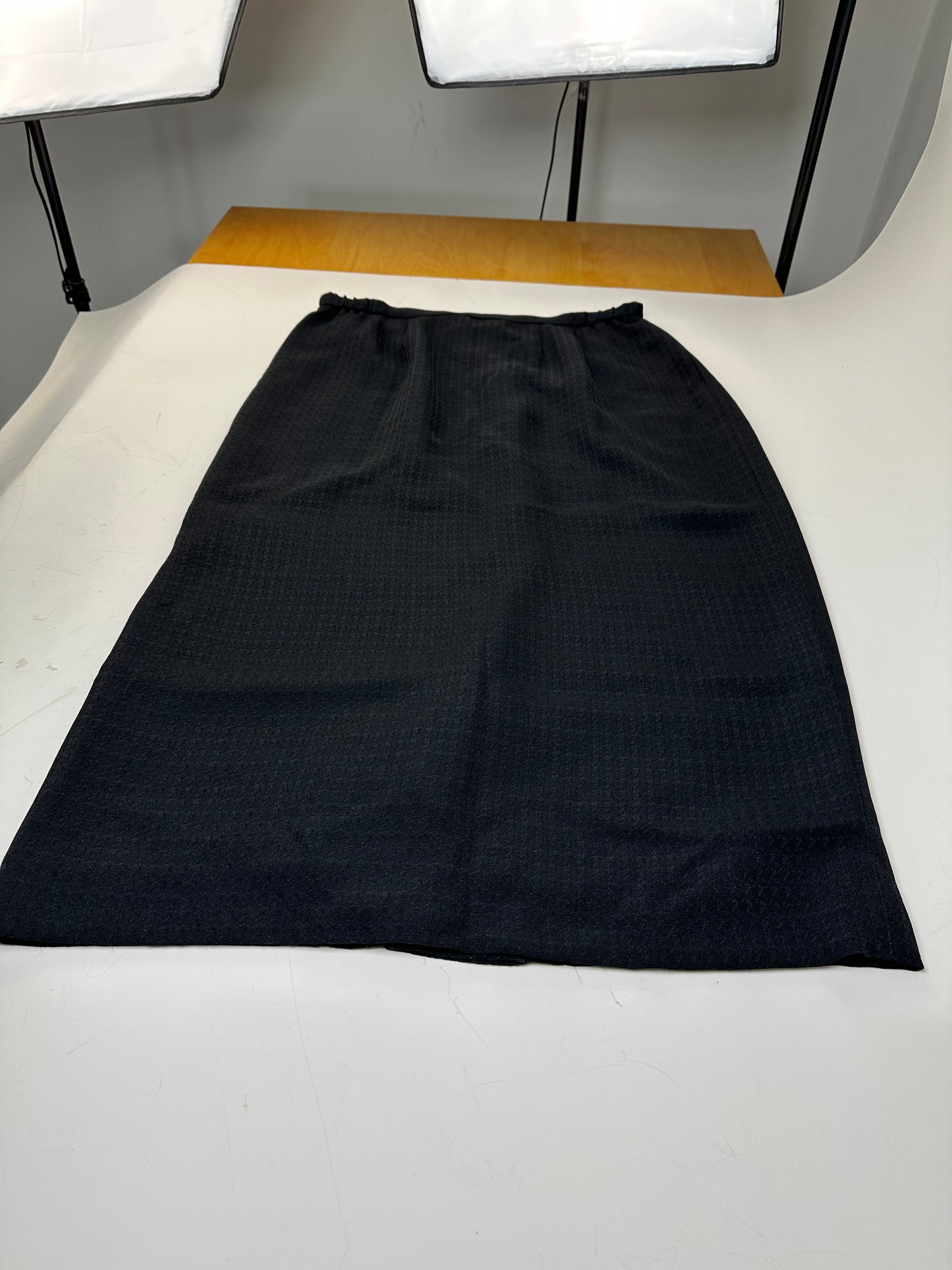 Vintage Givenchy Tailored Two Piece Suit Black L
