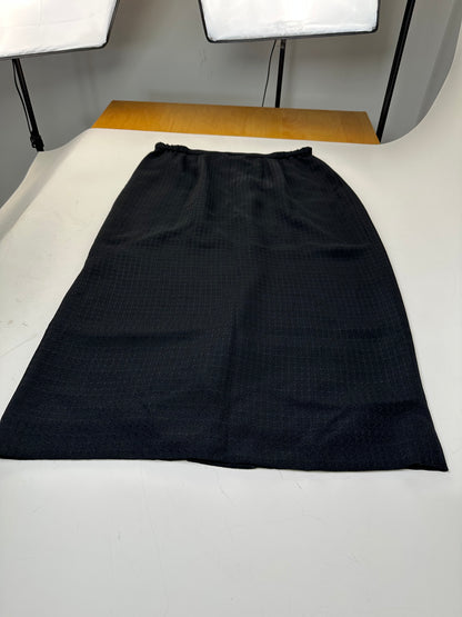 Vintage Givenchy Tailored Two Piece Suit Black L