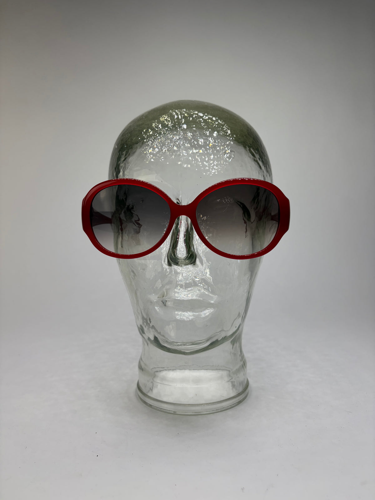 Vintage Givenchy 4G Geometric Sunglasses Late 1990s Red