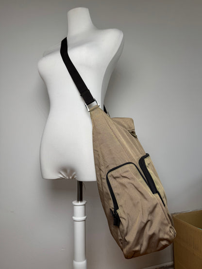 Vintage Gucci Canvas Bag Khaki Brown