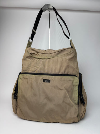 Vintage Gucci Canvas Bag Khaki Brown