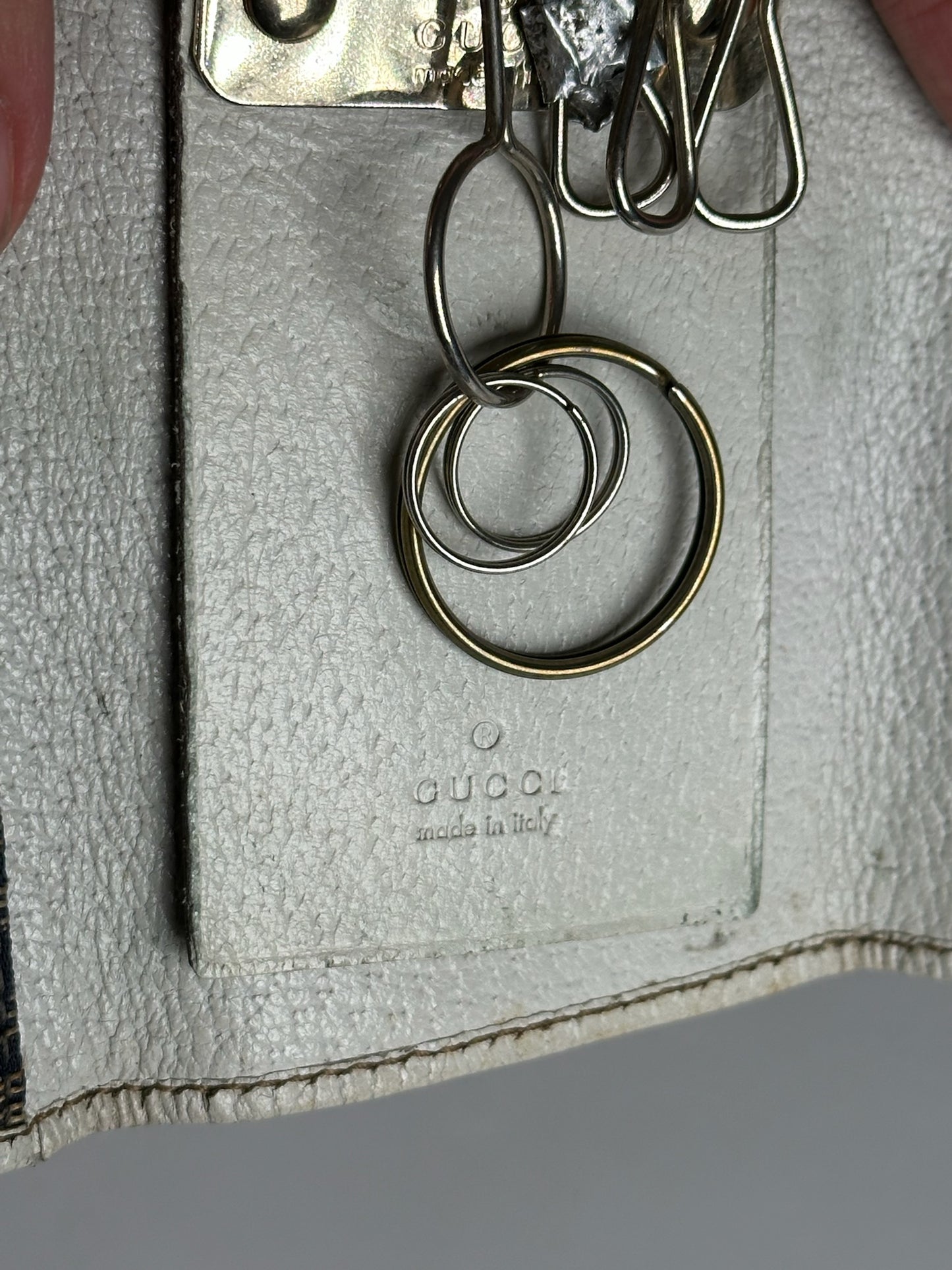 Vintage Gucci leather key holder
