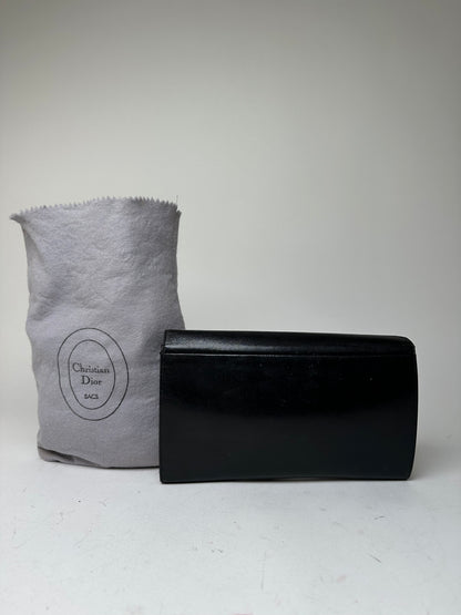 Vintage Dior Clutch Leather Black