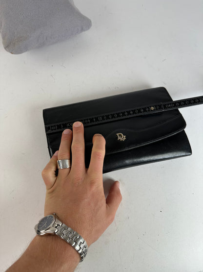 Vintage Dior Clutch Leather Black