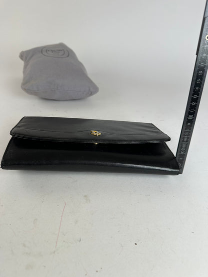 Vintage Dior Clutch Leather Black