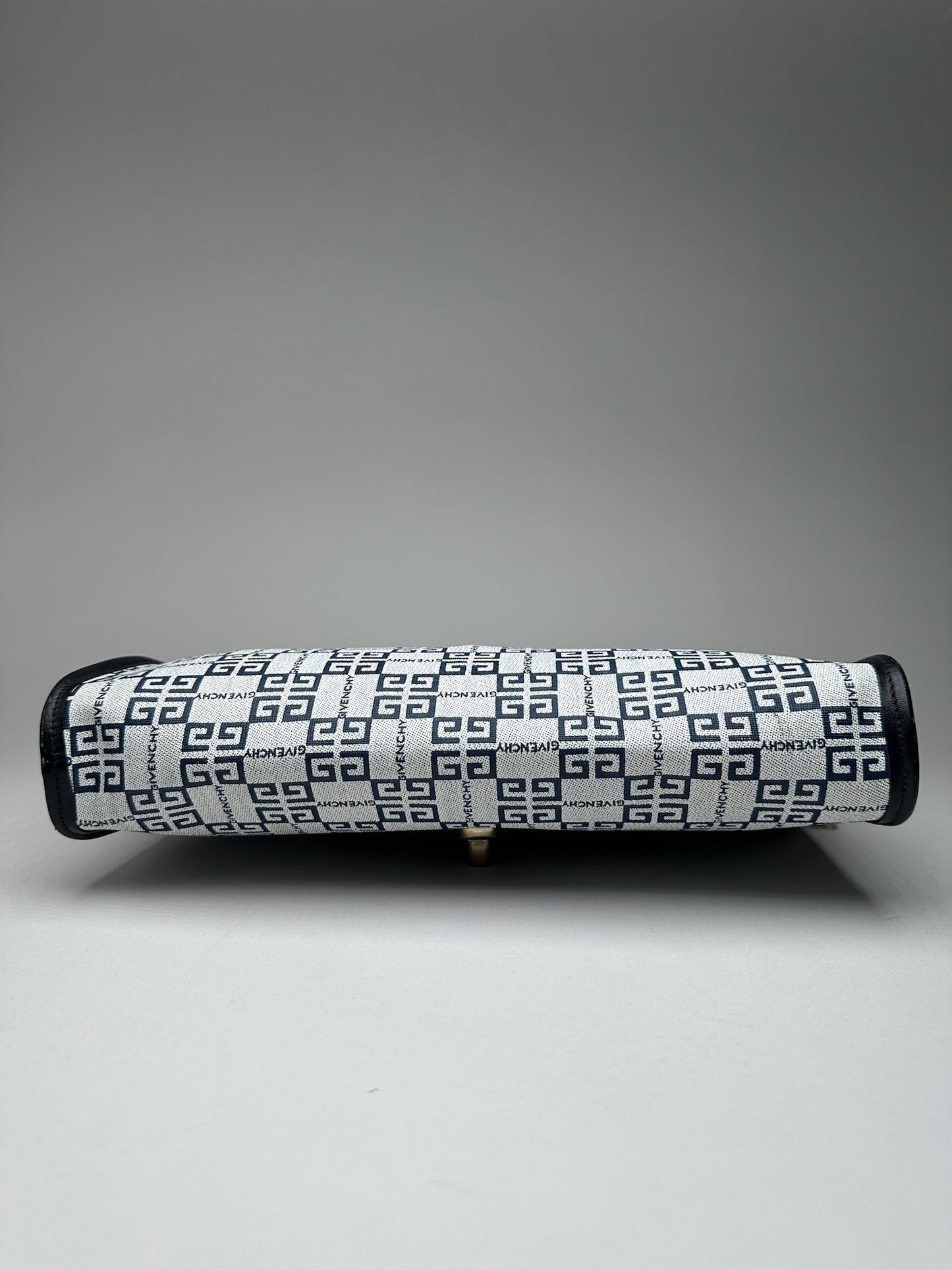 Vintage Givenchy 4G leather bag navy white