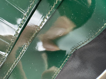 Vintage Gucci Patent Leather Wallet Green