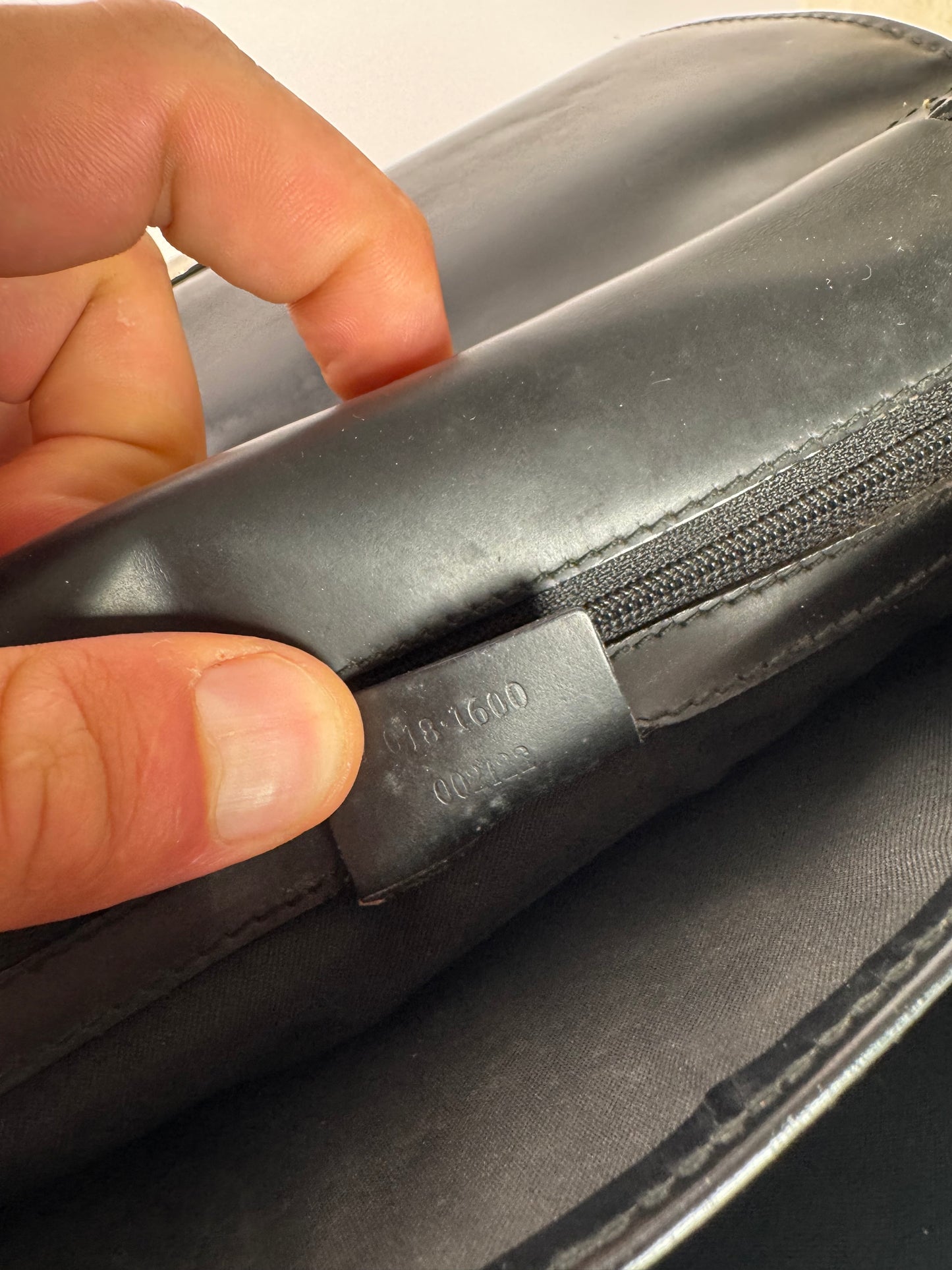 Pochette Gucci Monogram Vintage Noire