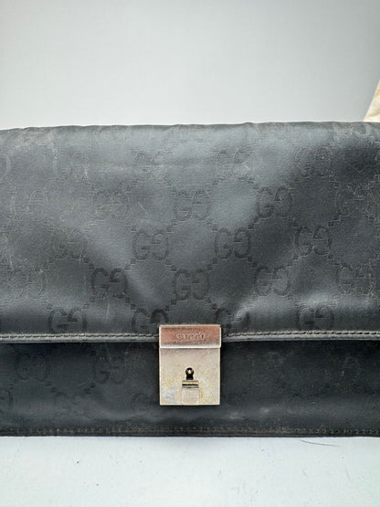 Pochette Gucci Monogram Vintage Noire