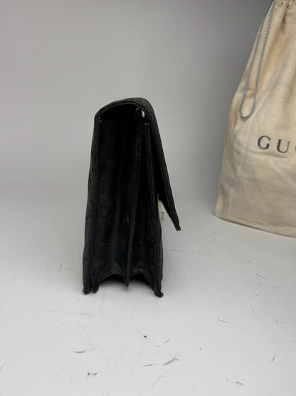 Pochette Gucci Monogram Vintage Noire