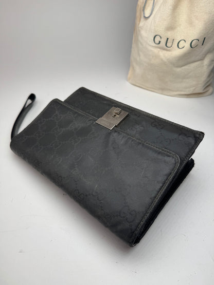 Pochette Gucci Monogram Vintage Noire