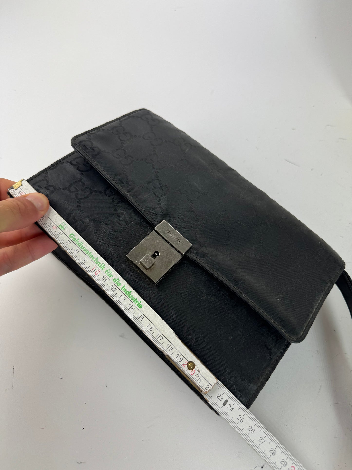 Pochette Gucci Monogram Vintage Noire