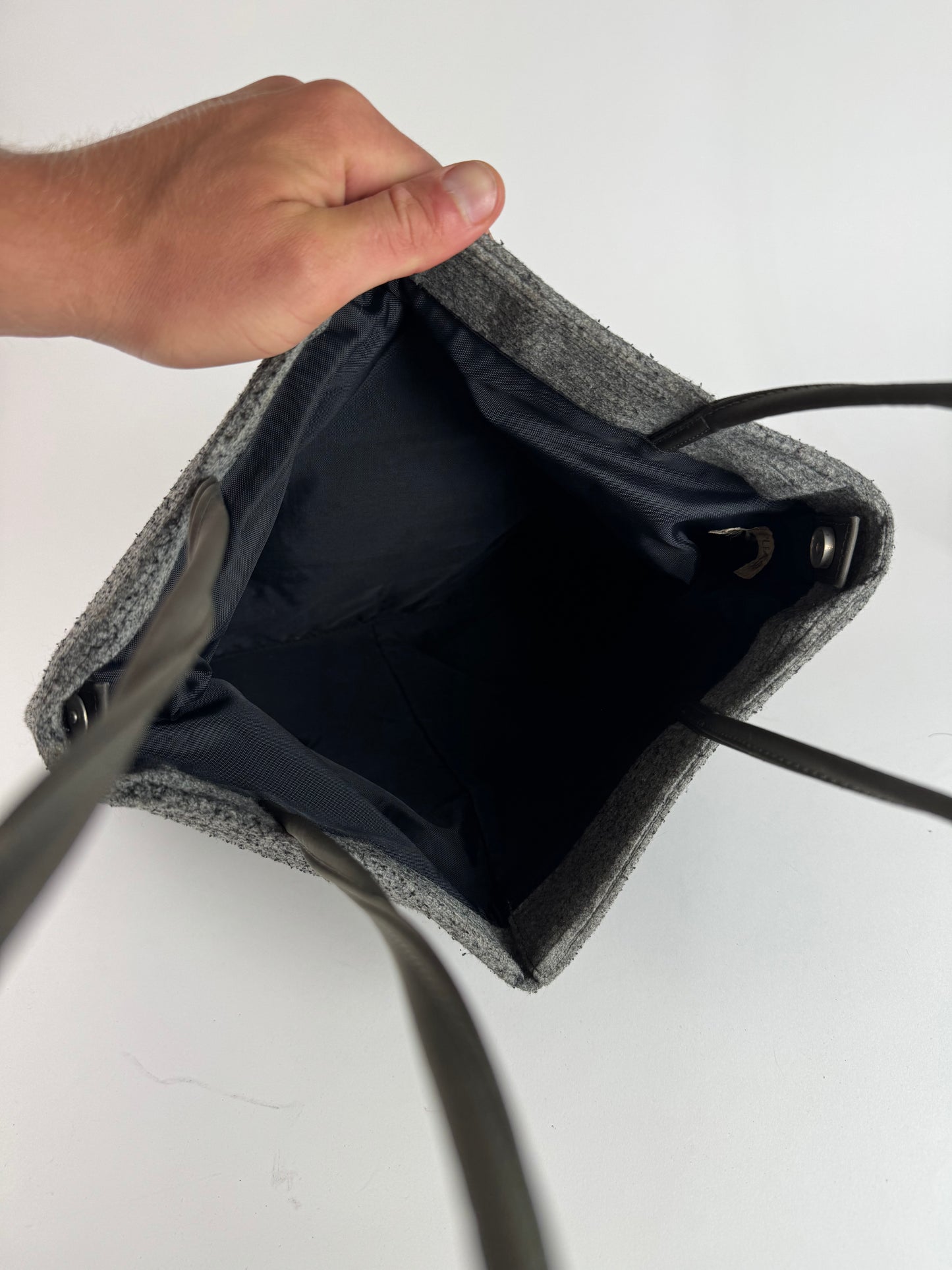 Vintage Issey Miyake please please Bag Grey