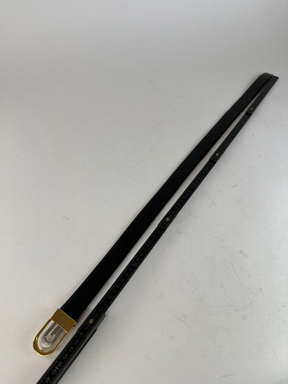 Vintage Gucci Reversible Belt Leather Black Brown