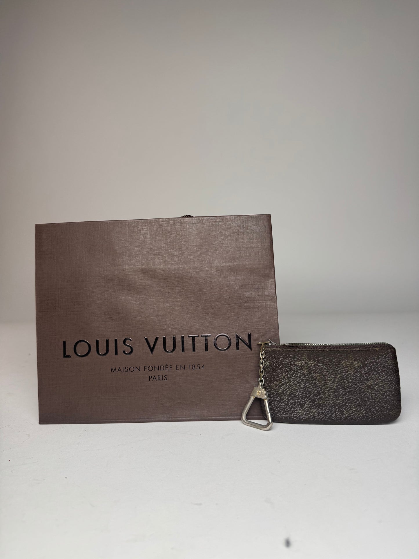 Vintage Louis Vuitton Le Dauphine Leather Card Holder Brown
