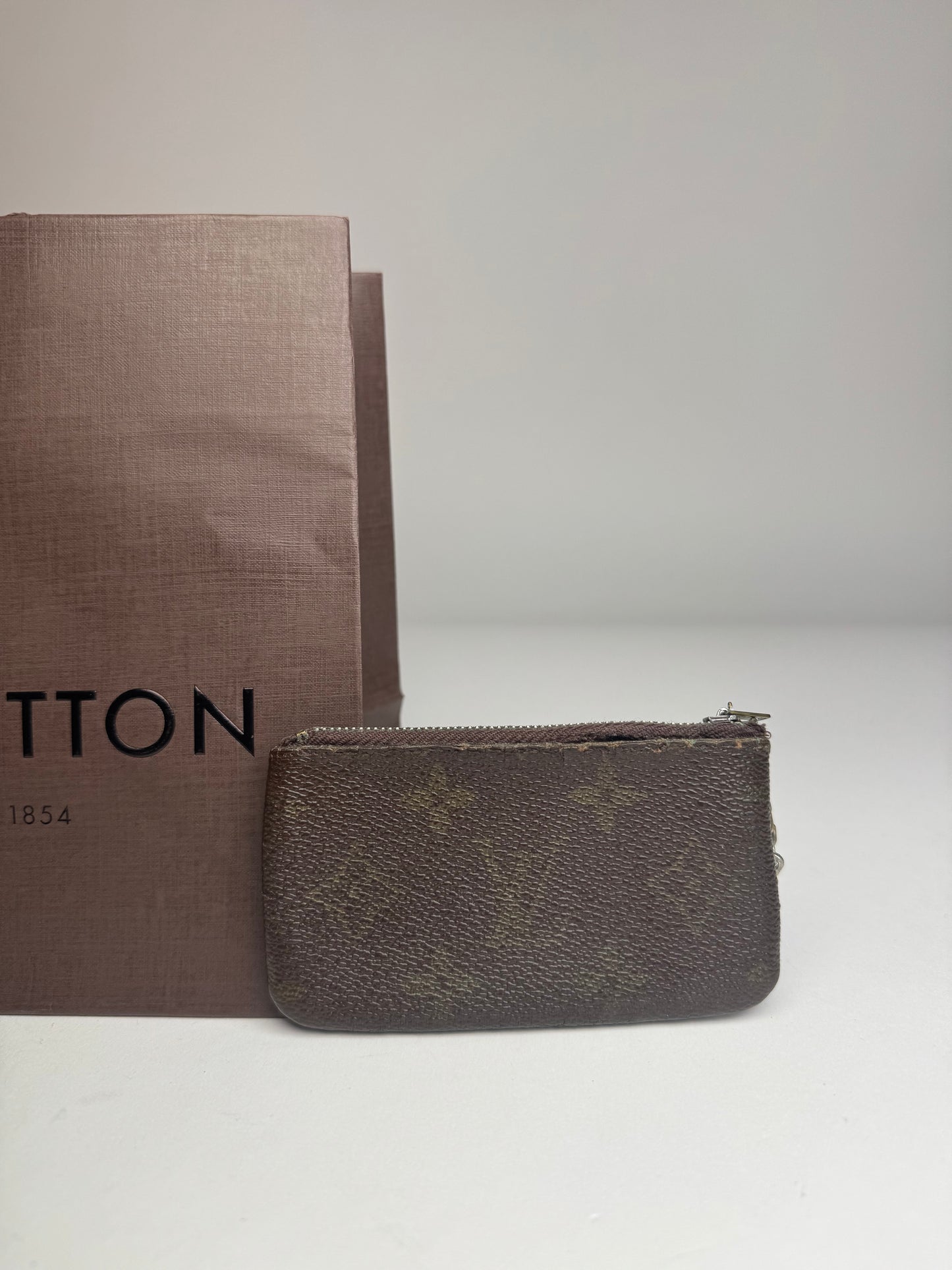 Vintage Louis Vuitton Le Dauphine Leather Card Holder Brown