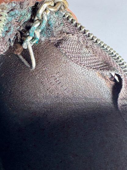 Vintage Louis Vuitton Le Dauphine Leather Card Holder Brown