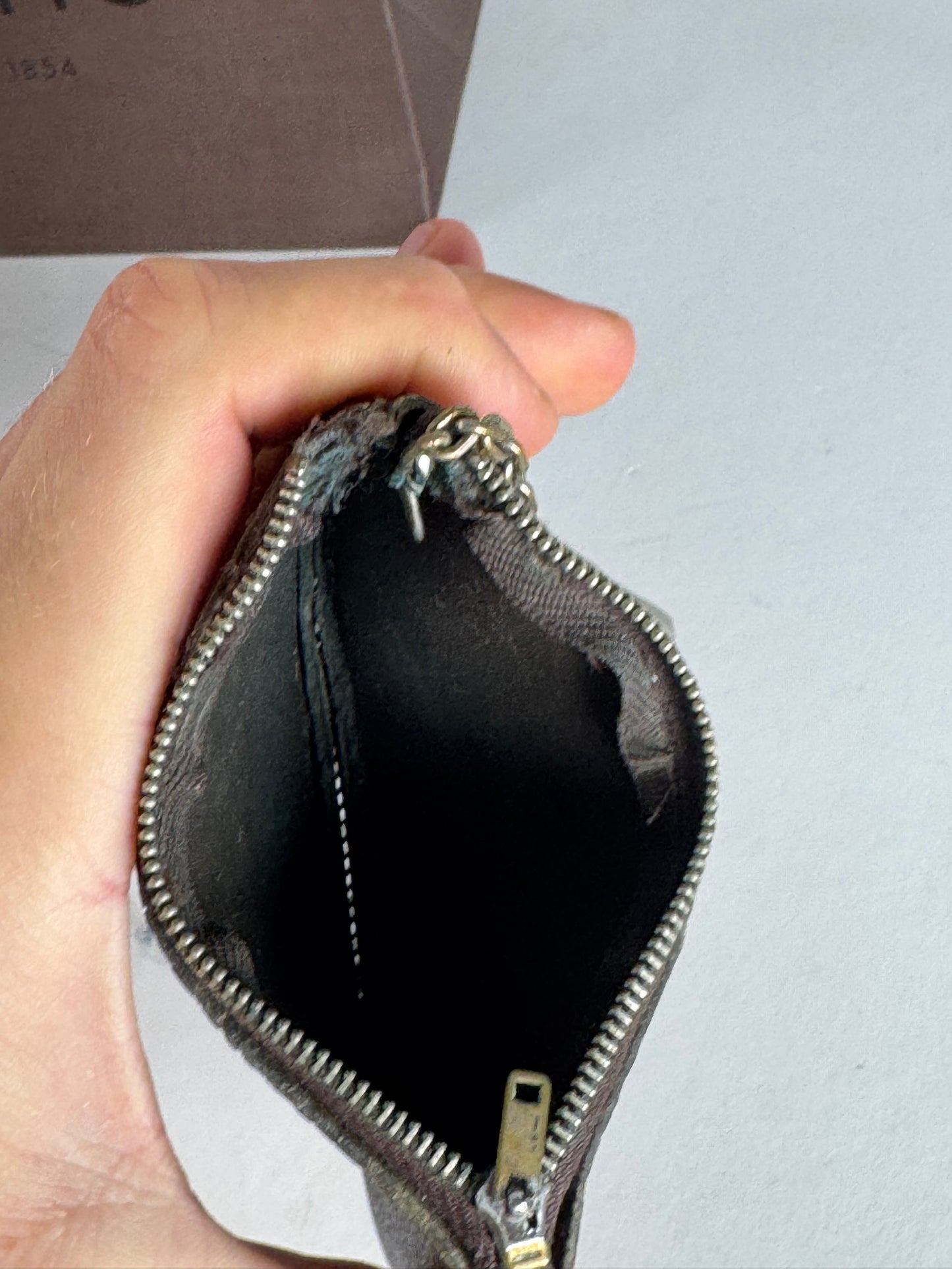 Vintage Louis Vuitton Le Dauphine Leather Card Holder Brown