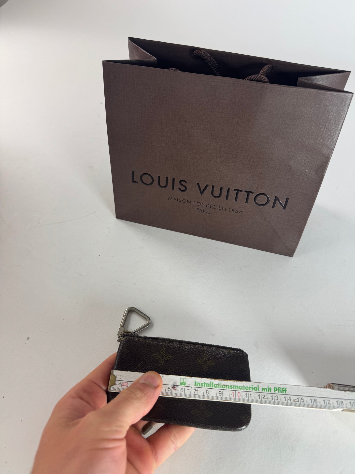 Vintage Louis Vuitton Le Dauphine Leather Card Holder Brown