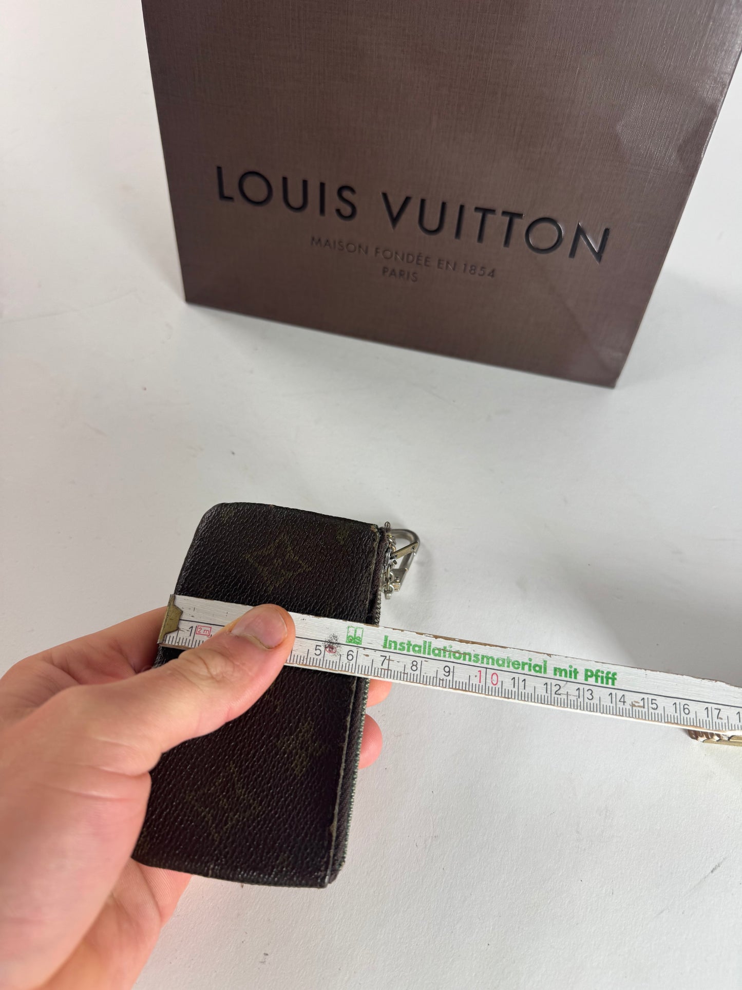 Vintage Louis Vuitton Le Dauphine Leather Card Holder Brown