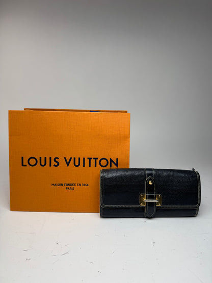 Vintage Louis Vuitton Leather wallet Black