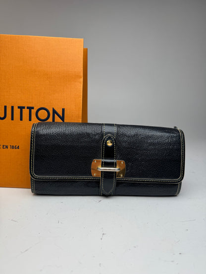 Vintage Louis Vuitton Leather wallet Black